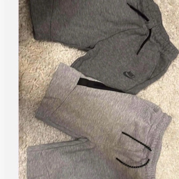 Nike Other - Nike Kids Grey and Heather Grey Sweatpants - Soft Athletic Joggers Sz 7 (6/7)